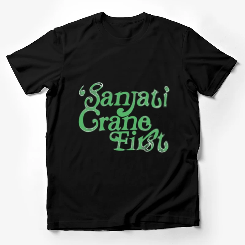 Sanjati Crane Schriftzug Herren T-Shirt