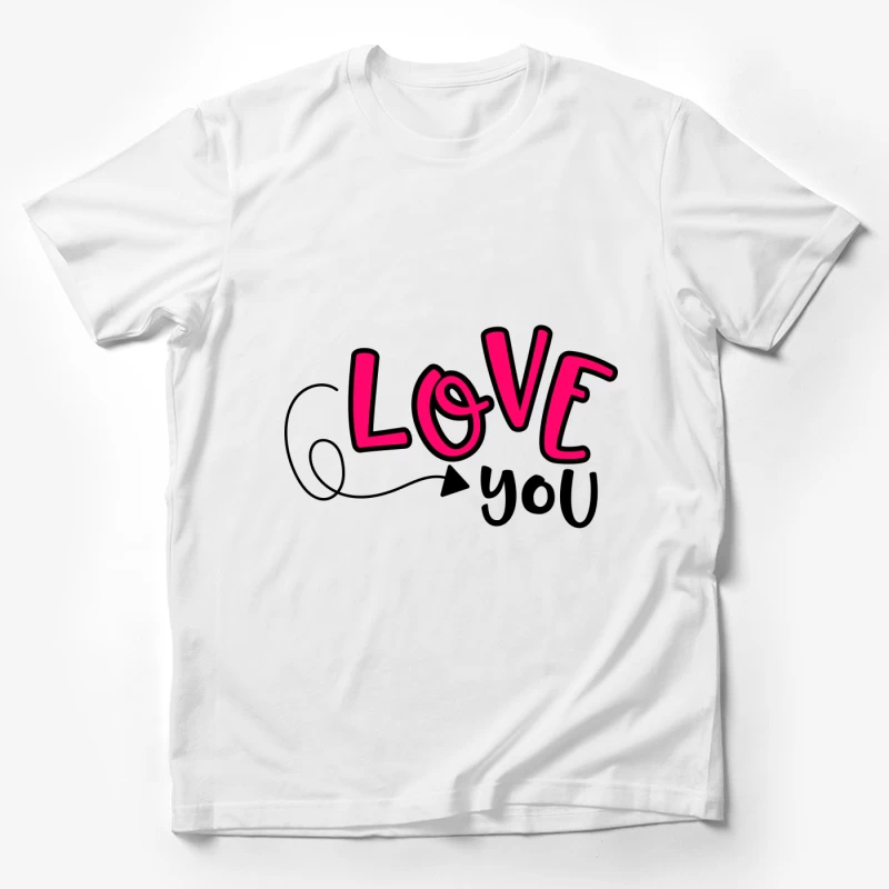 Motif amoureux avec flèche Homme T-Shirt