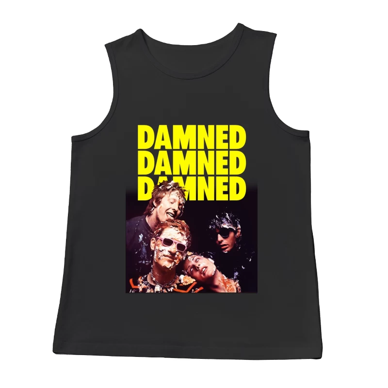 The Damned Punk Rock Band Vintage Album Cover Male Tank Top