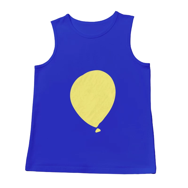 Ballon jaune simple Homme Débardeur