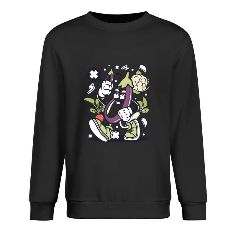 Légumes amusants et énergétiques Homme Sweat-shirt à enfiler