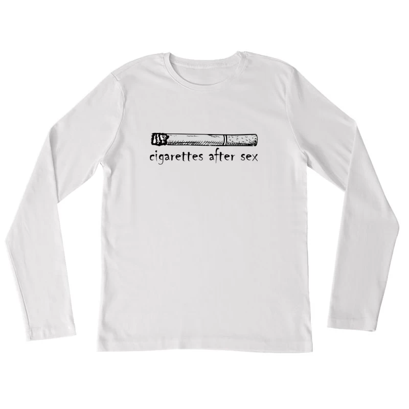 Cigarettes After Sex Logo Black Female Long Sleeve T-Shirt