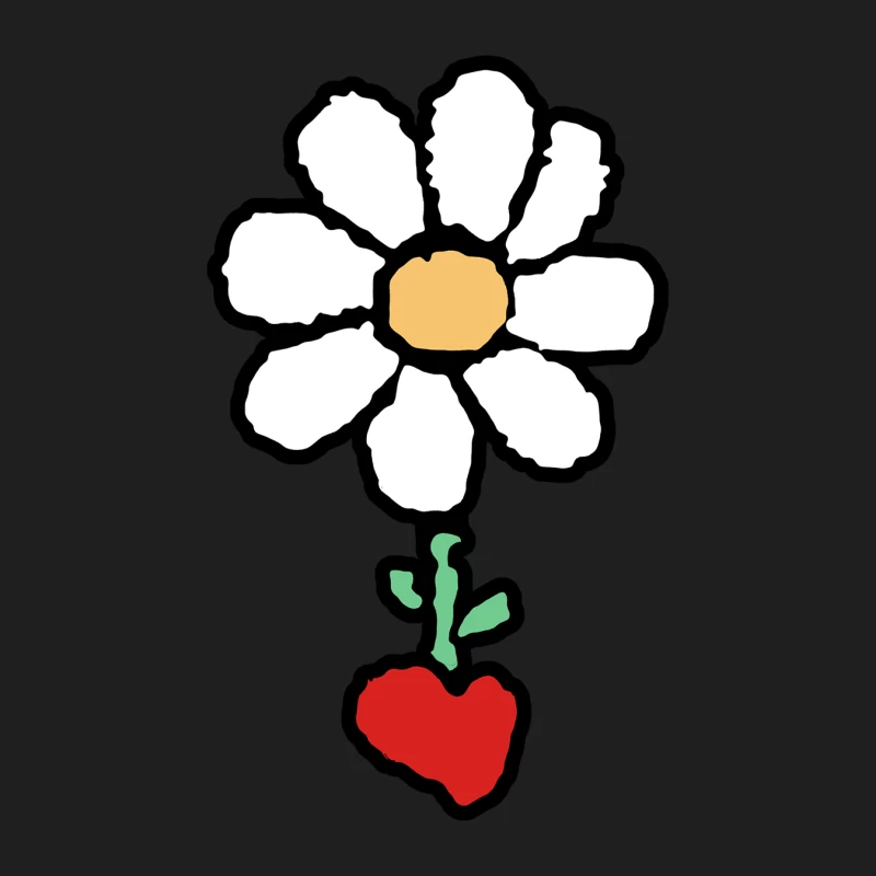 Blume mit Herz Herren Tanktops