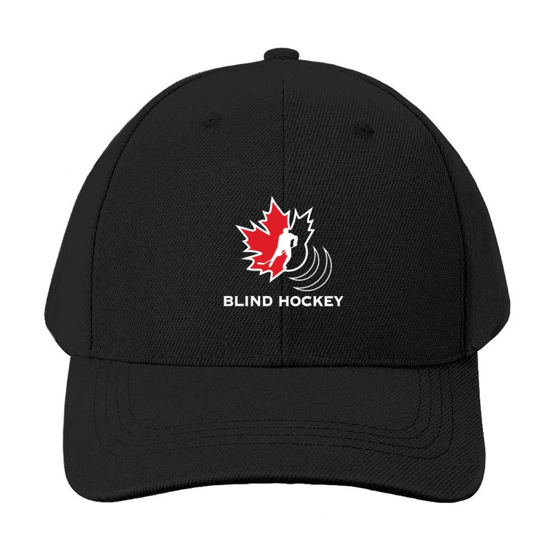 Canadian Blind Hockey Sports Logo Design Baseball Cap