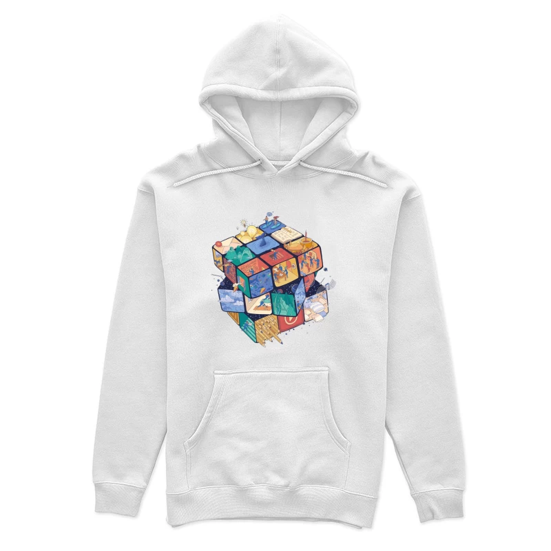Kubus der Kreativität und Ideen Damen Pullover Hoodie