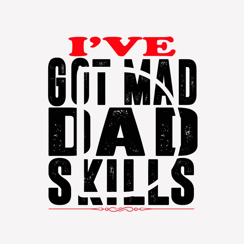 Design humoristique sur les compétences de papa Femme T-Shirt