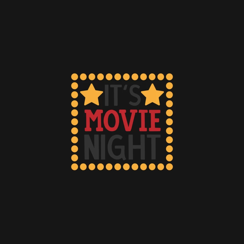 Affiche de soirée cinéma avec étoiles Homme Manches Longues T-Shirt