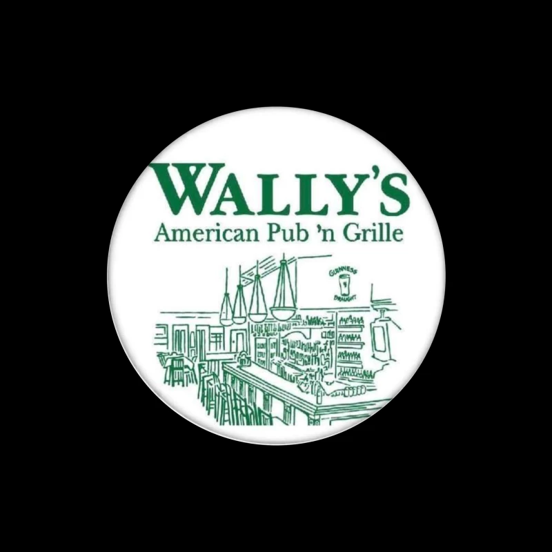 Wally's Spot Supper Club 5 3 Throw Pillow