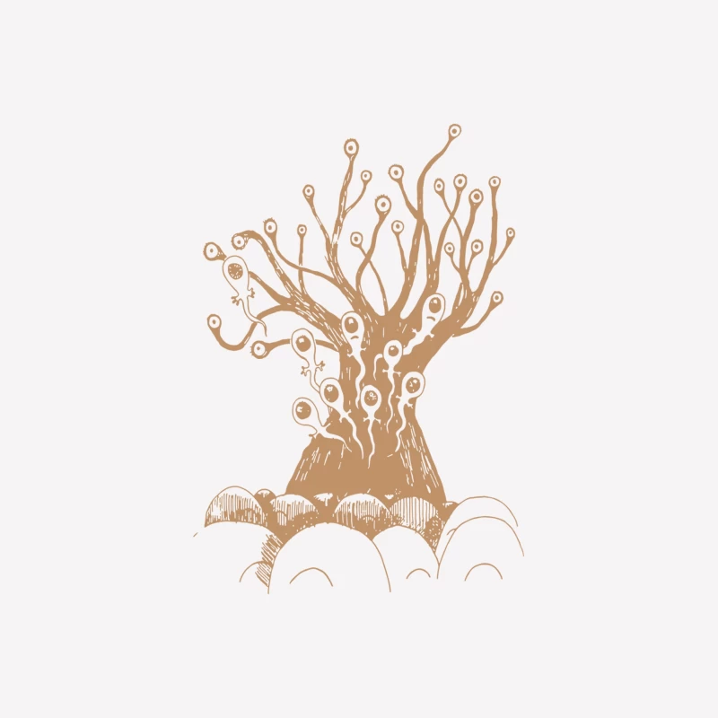 Radiohead Tree Charcoal Grey Male T-Shirt