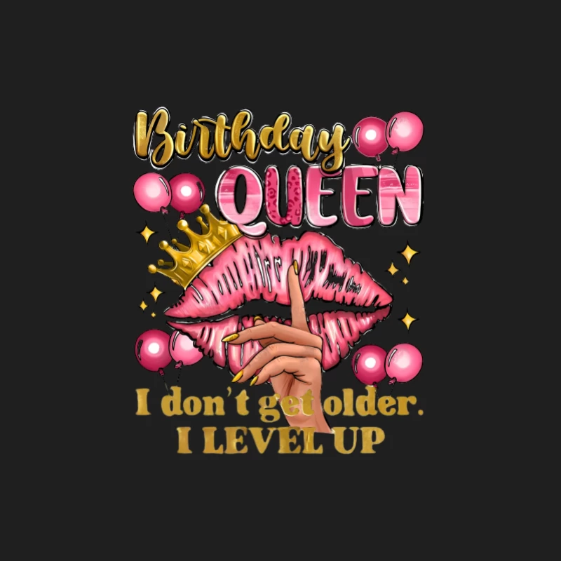Reine d'anniversaire avec couronne et lèvres Homme Débardeur