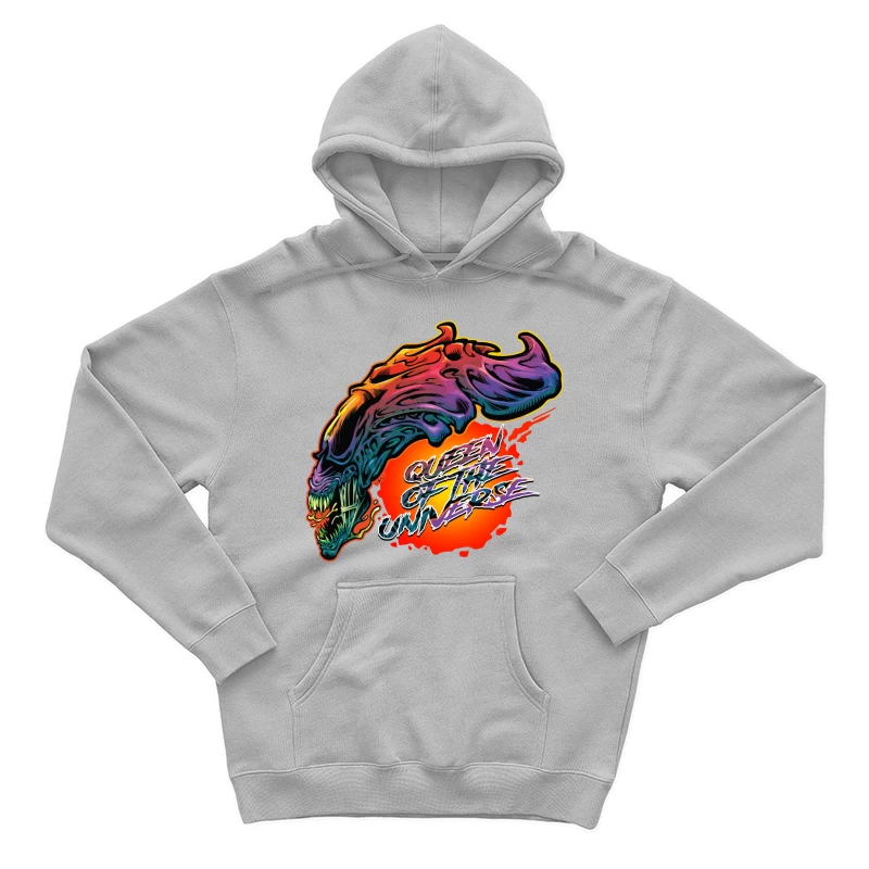 Vibrant Fantasy Creature Illustration Male Pullover Hoodie