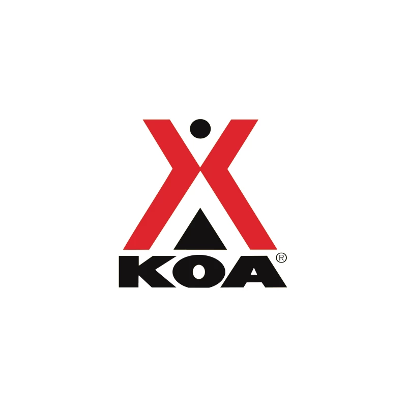 KOA (Kampgrounds of America) Official Logo Design Travel Mug