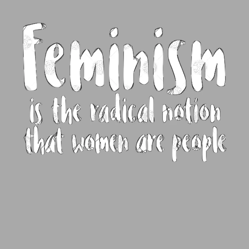 FEMINISM is the radical notion that women are people Female Pullover Hoodie