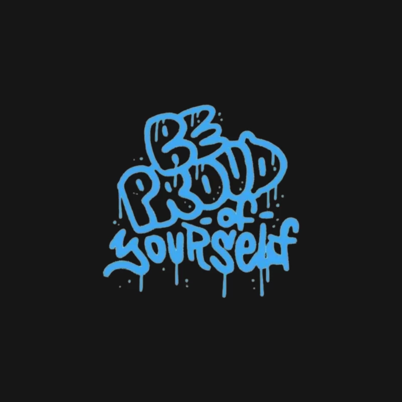 Graffiti Art - Be Proud of Yourself Male Long Sleeve T-Shirt