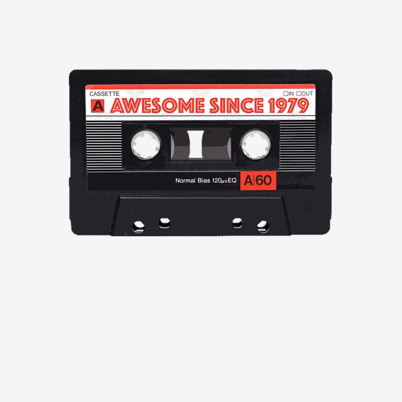 Classic Cassette Tape Mixtape - Awesome Since 1979 Birthday Gift Female T-Shirt