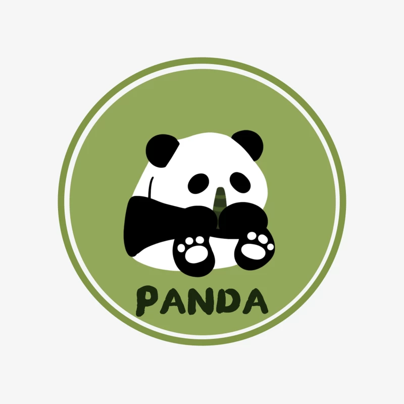 Niedlicher Panda-Design Herren Pullover Sweatshirt