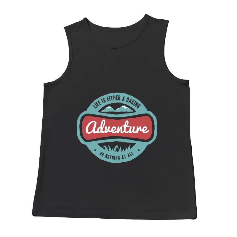 Citation Inspirante sur l'Aventure Homme Débardeur