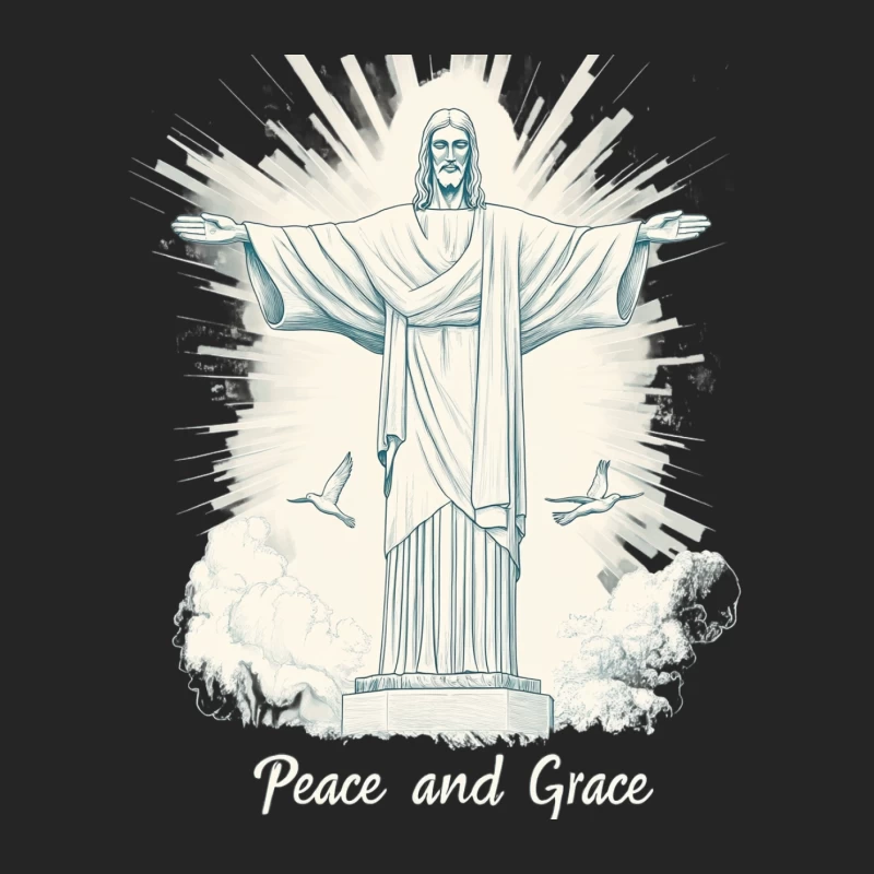 Christ the Redeemer: Iconic Religious Monument of Rio de Janeiro Male Pullover Sweatshirt