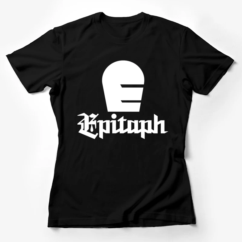 Minimalist Epitaph Records Logo Outline Female T-Shirt