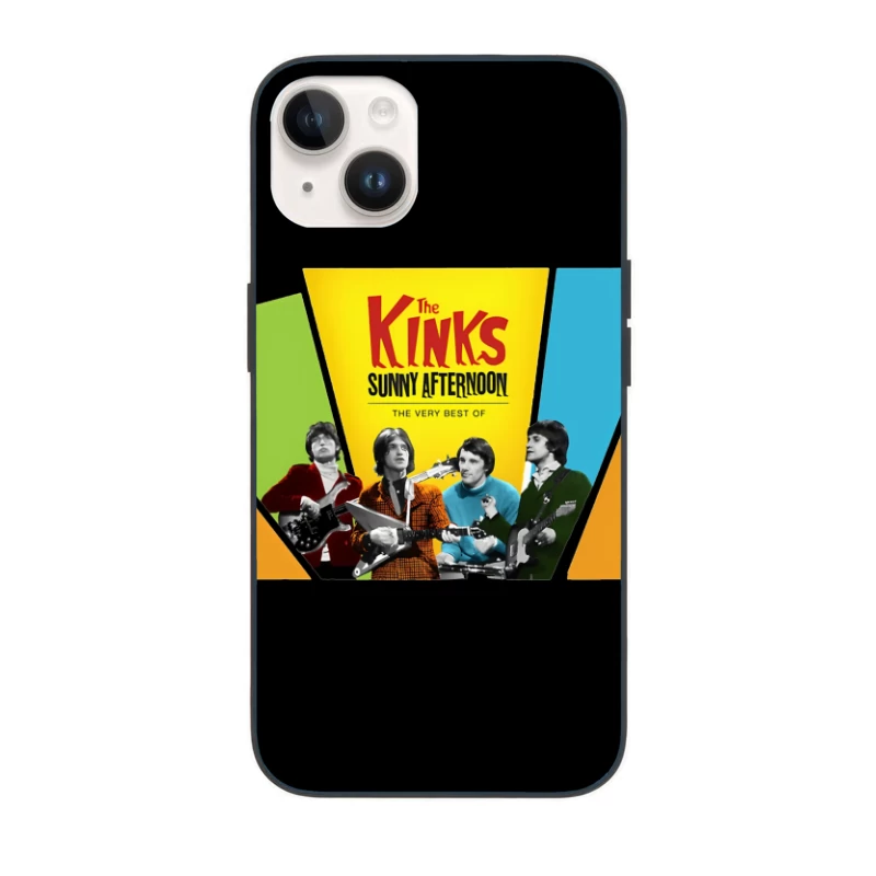 The Kinks 'Sunny Afternoon: The Very Best Of' Vintage Album Cover iPhone Case