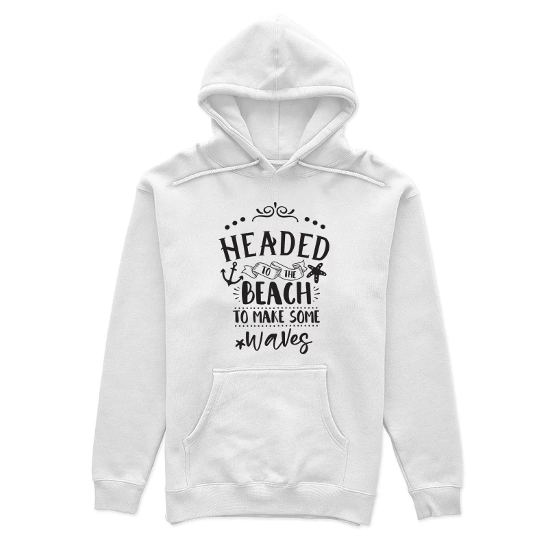 Prêt pour la plage et les vagues Femme Sweat à capuche