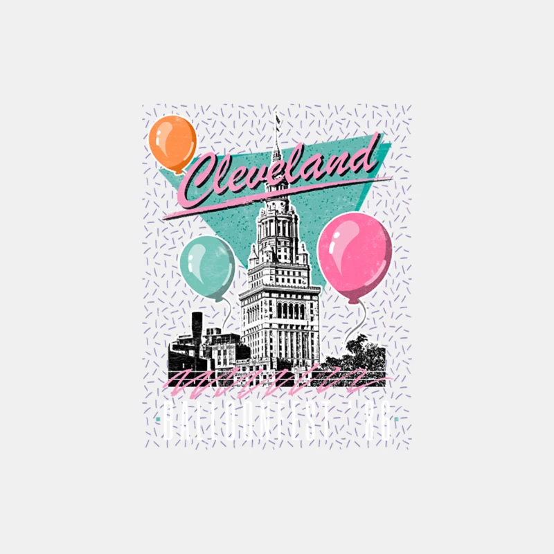 Cleveland Balloonfest 86  Retro Design Male Tank Top