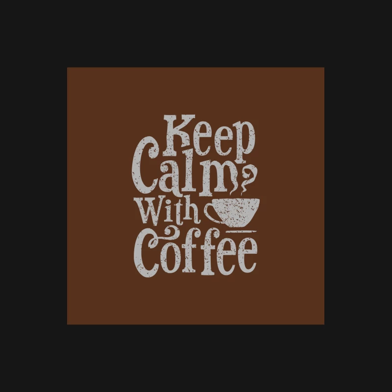 Gardez votre calme avec du café Femme T-Shirt