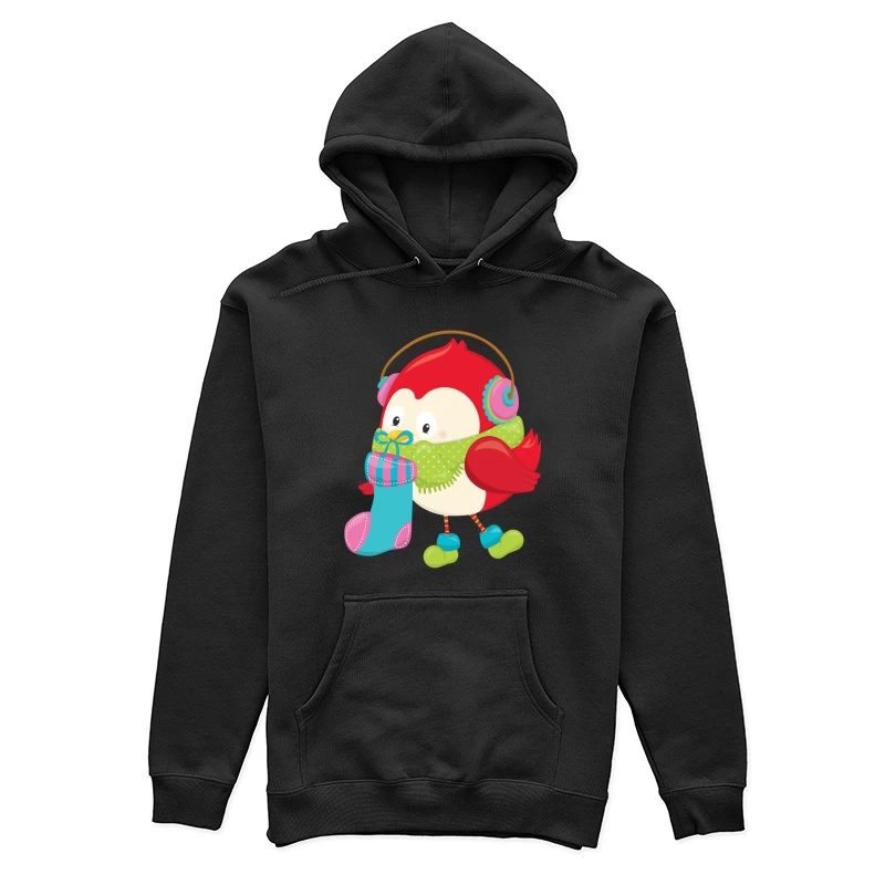 Oiseau mignon avec cache-oreilles et chaussette Femme Sweat à capuche