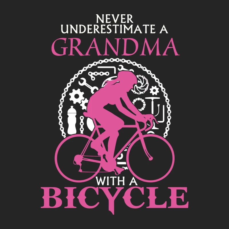 Grand-mère cycliste audacieuse Femme Sweat-shirt à enfiler