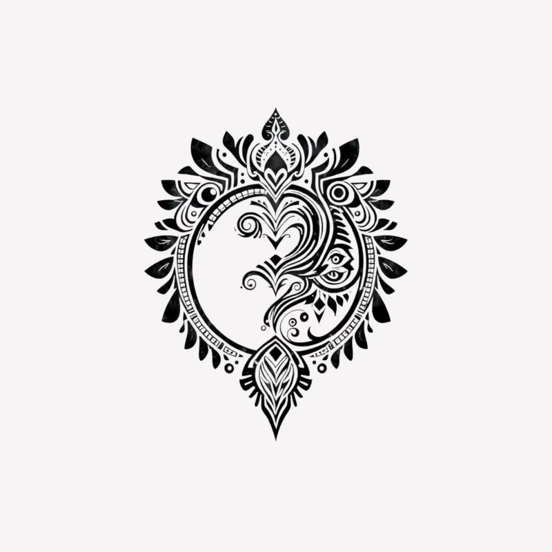Tribal circle Male T-Shirt