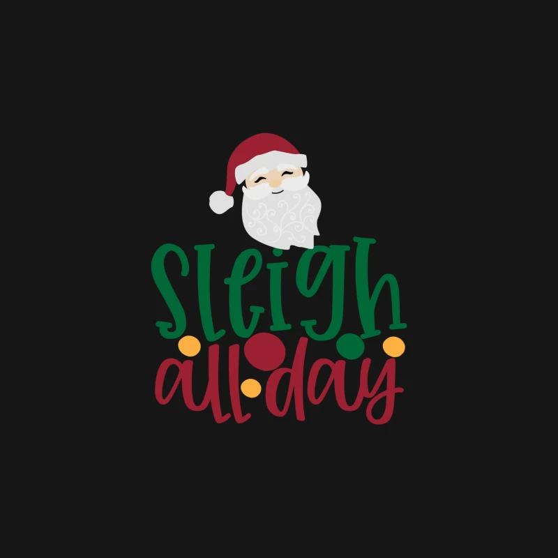 Design festif avec le Père Noël et texte Homme Manches Longues T-Shirt