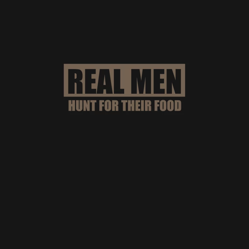 Real Men Hunt For Their Food Father_s Day Hunting Fishing Funny Desk Mat