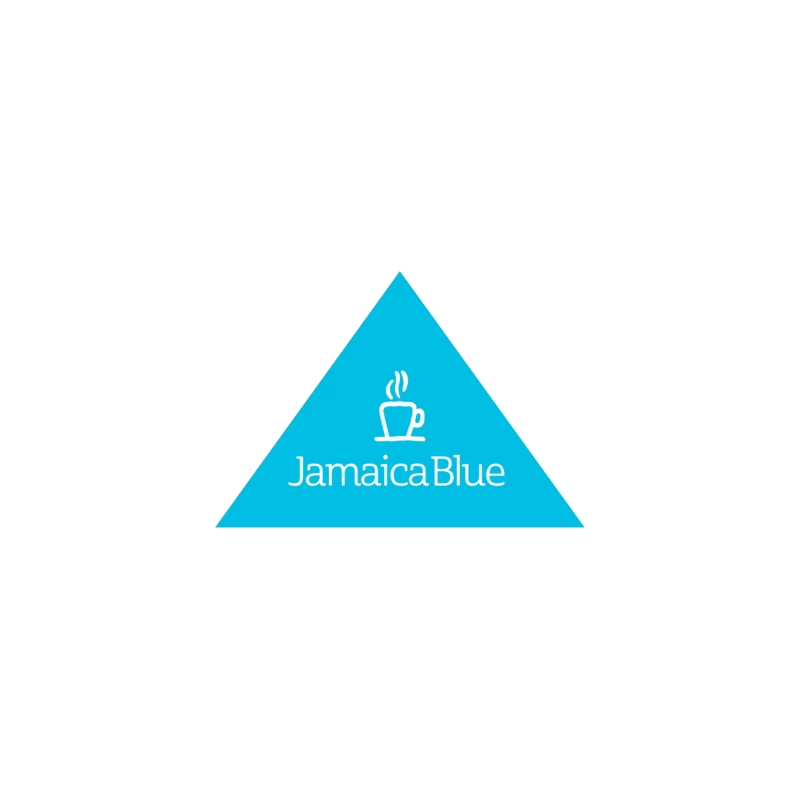 Jamaica Blue Coffee Brand Triangle Logo Coffee Mug