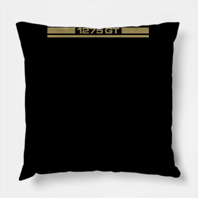 Classic 1275 GT Sports Car Design Throw Pillow