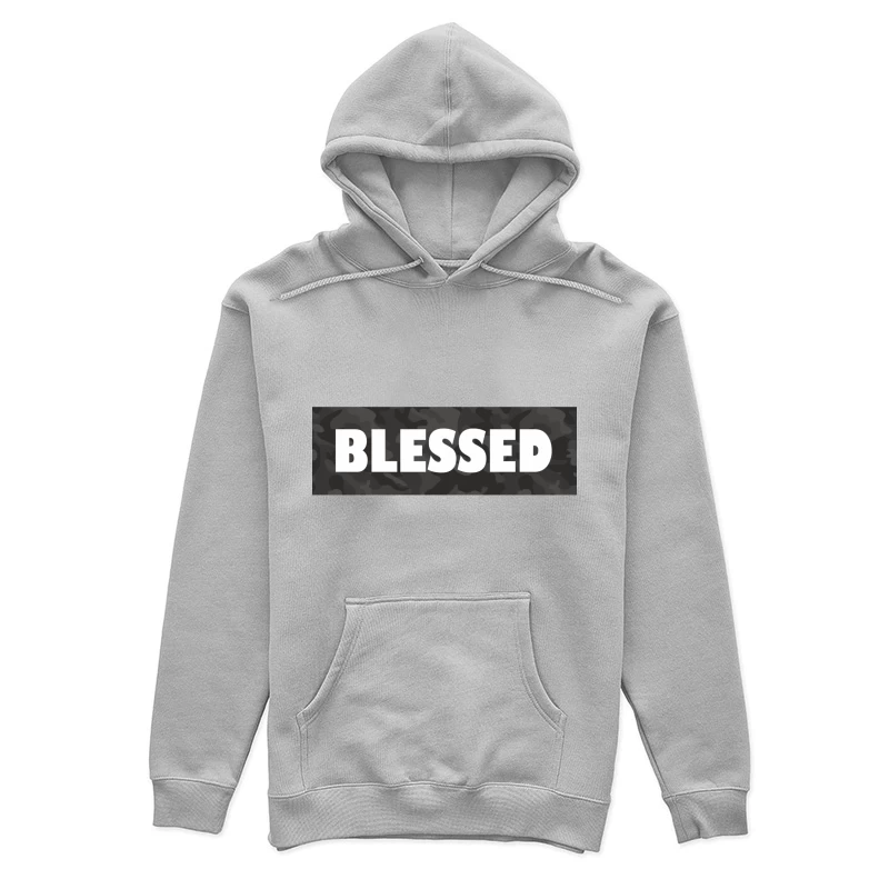 Blessed Camouflage Design Female Pullover Hoodie