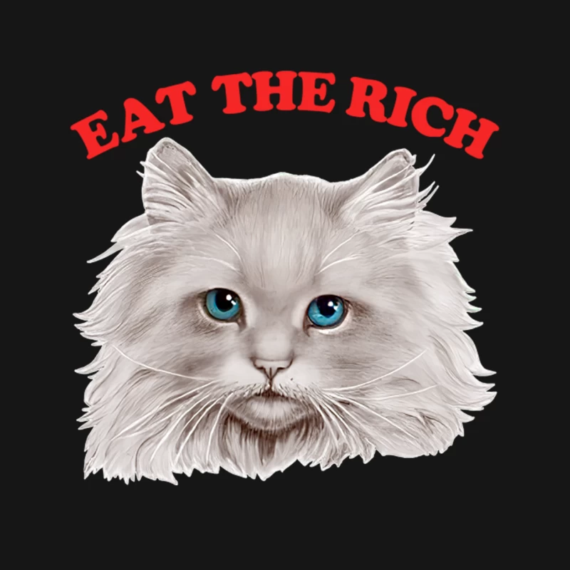 Eat The Rich Kitty Mouse Pad
