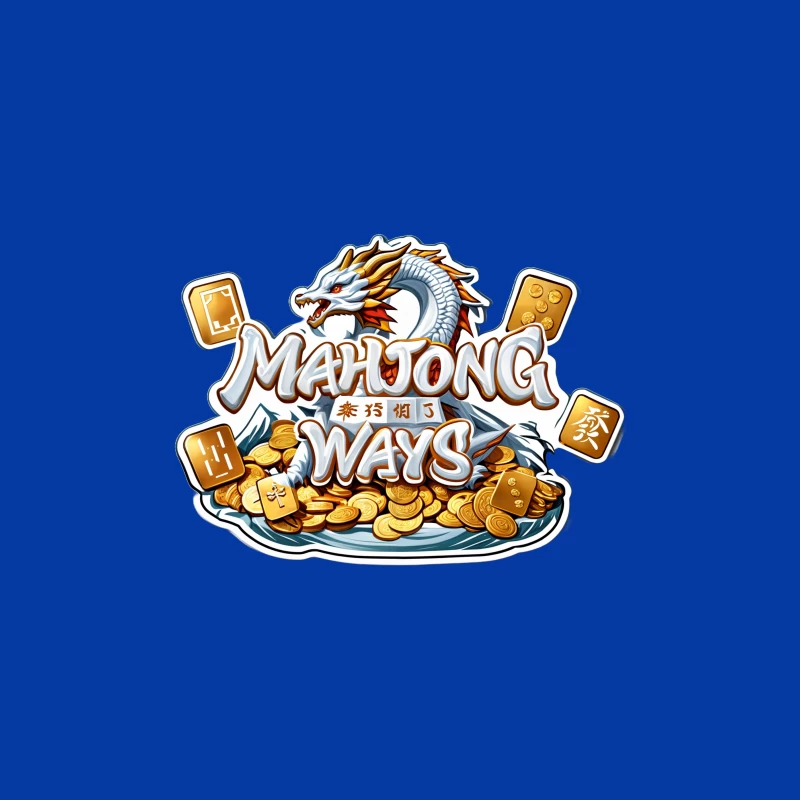 Mahjong Ways: A Dragon's Treasure Game Desk Mat
