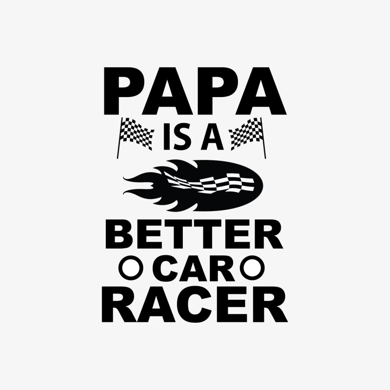 Papa est un meilleur pilote de course Femme Manches Longues T-Shirt