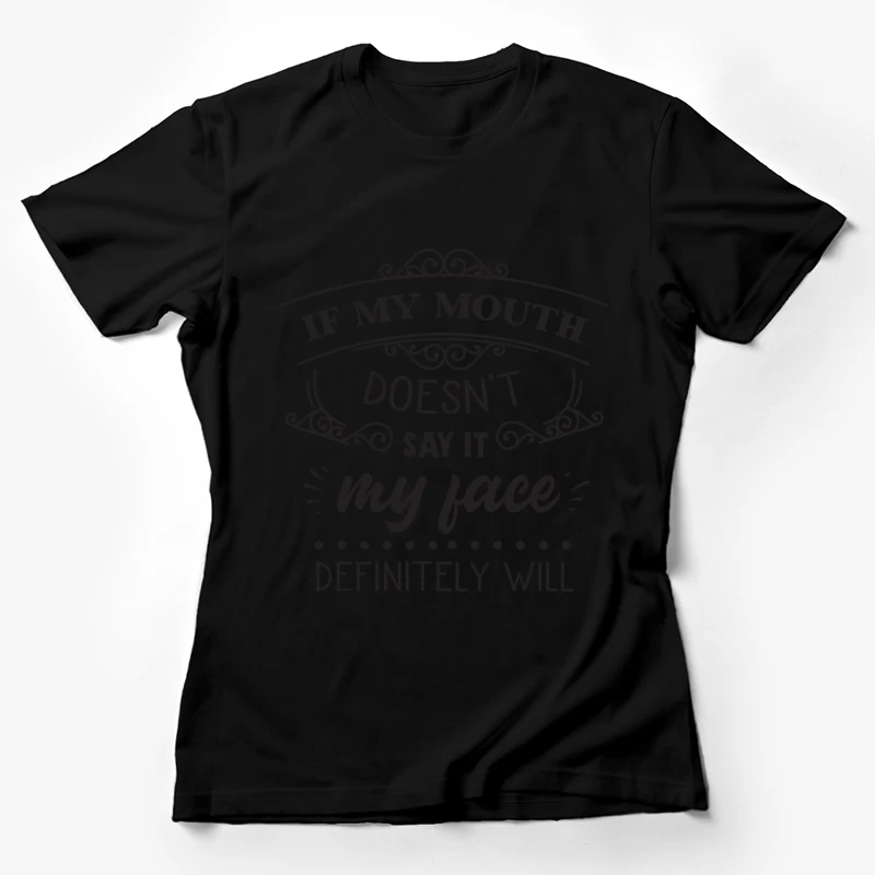 Expression faciale révélatrice Femme T-Shirt
