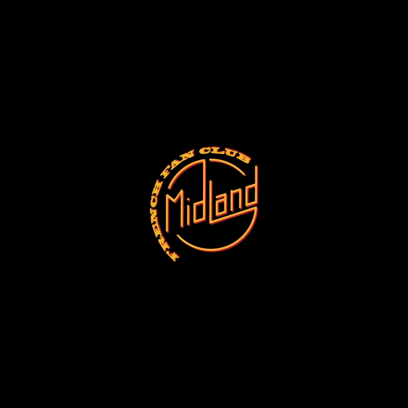 midland music logo 2 Desk Mat