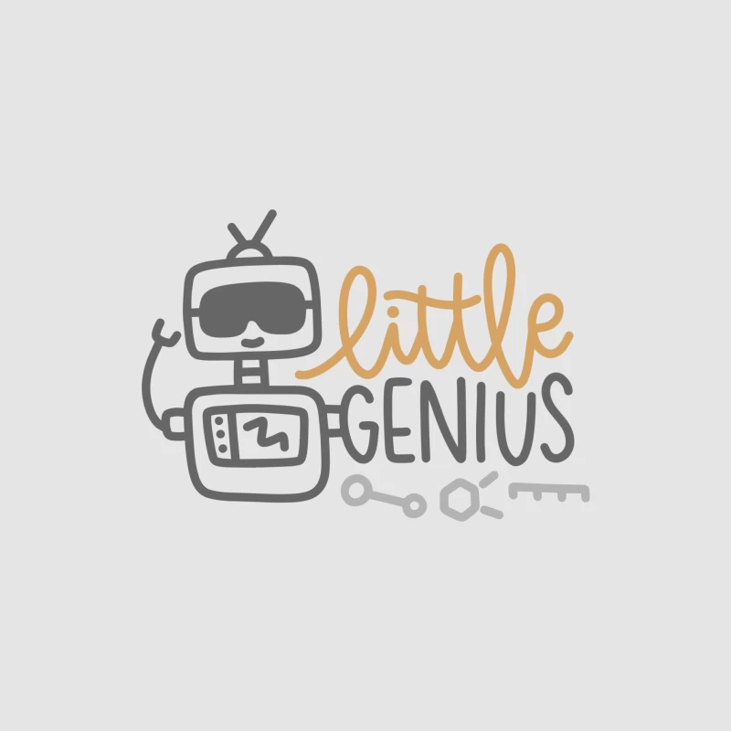 Robot Petit Génie Homme Sweat à capuche