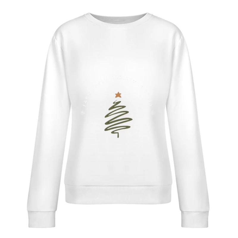 Alberi di Natale freschi Felpa pullover Donna