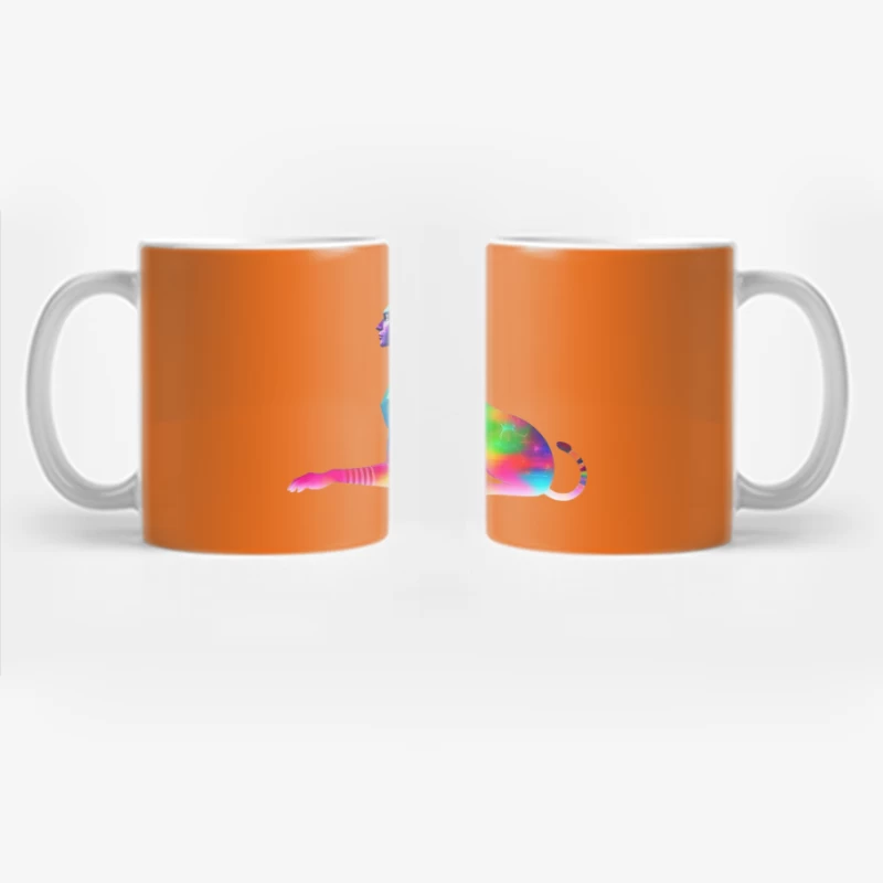 Colorful Abstract Sphinx Art Coffee Mug