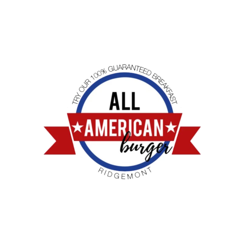 All american burger Pin