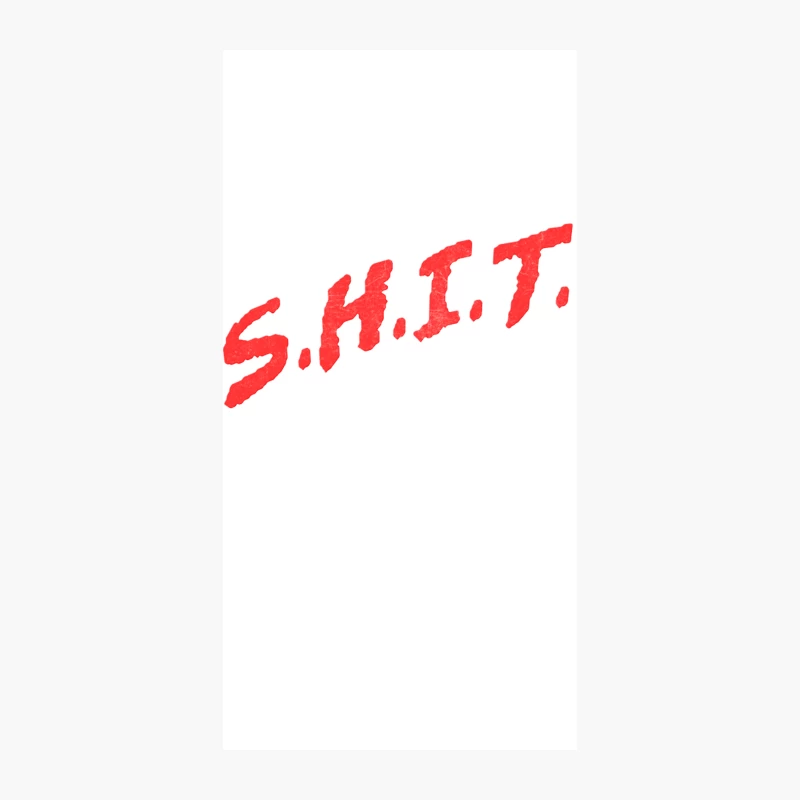 D.A.R.E. - SHIT  Studying Hard in Tacoma Parody Design iPhone Case