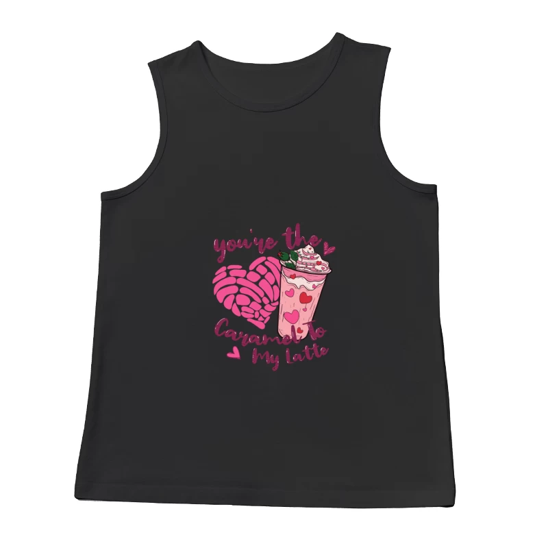 Charmante Liebesbotschaft für Kaffee-Liebhaber Herren Tanktops