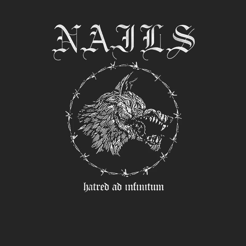 Nails Hatred Ad Infinitum Male Pullover Sweatshirt