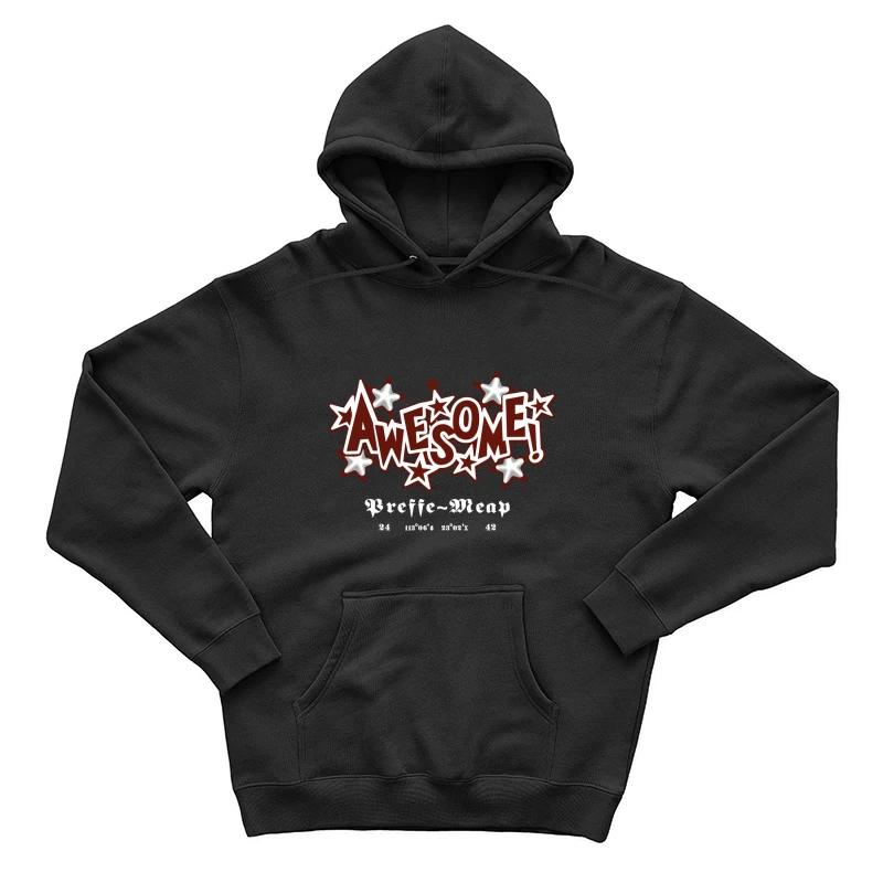 Fantastisches Design mit Sternen und Text Herren Pullover Hoodie