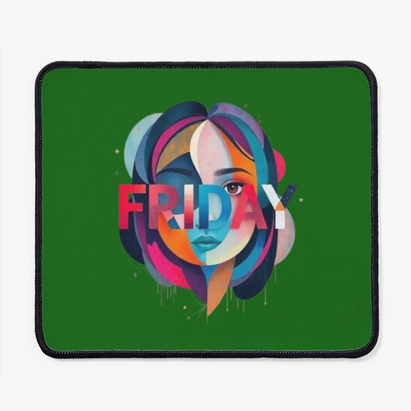 Colorful Friday Artwork Mouse Pad