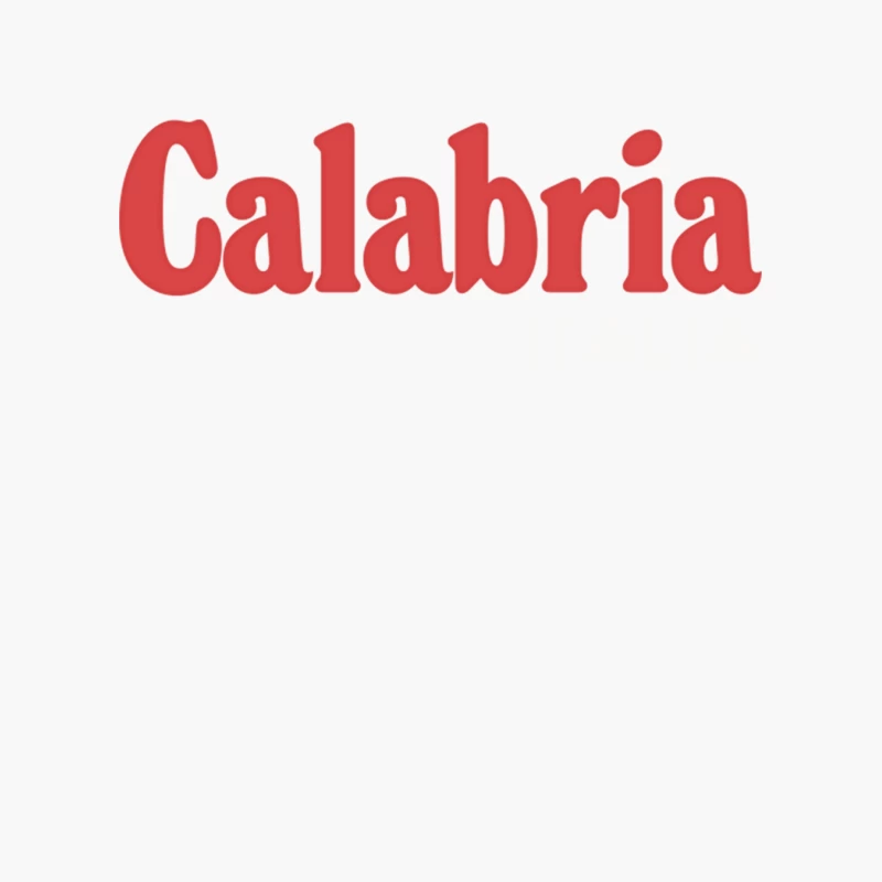 Calabria - Retro Style Italian Region Design Cotton Tote Bag